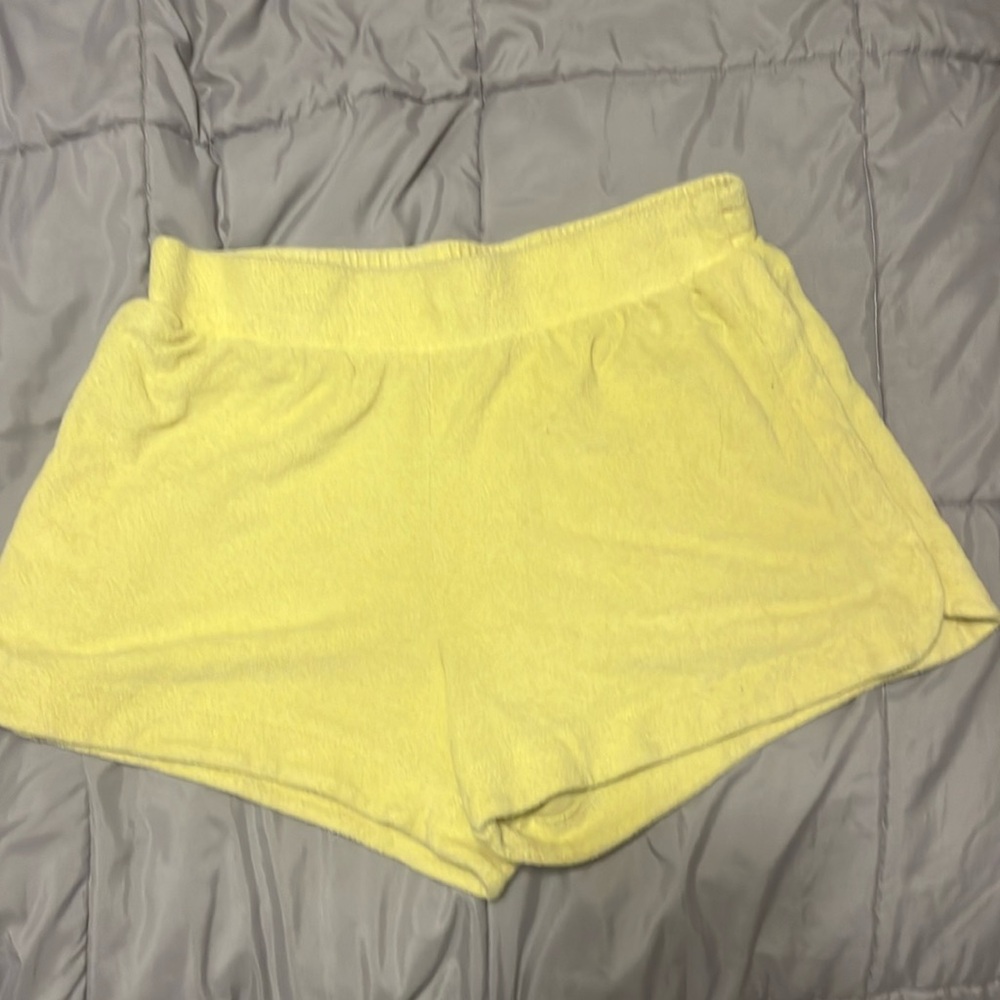 Yellow shorts